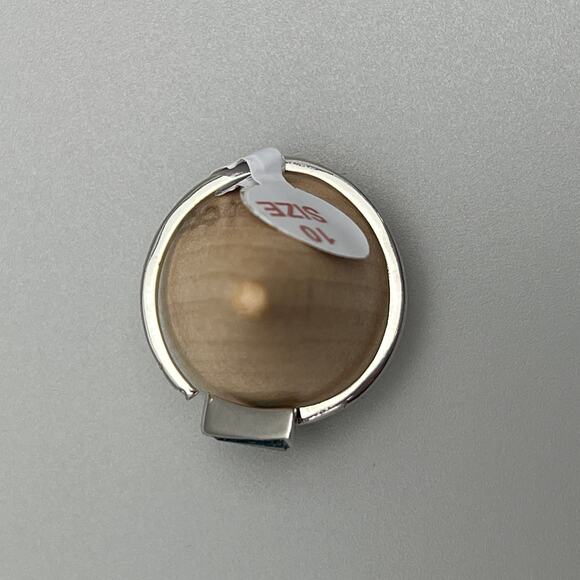 Bomb Party Follow Your Arrow Genuine Blue Apetite Quartz Stone Size 10 Ring - Picture 5 of 8